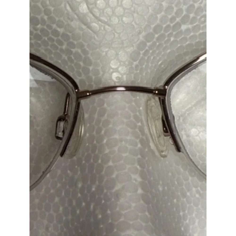 Flexon 651 Marchon Blush Pink Half‎ Rim Oval Eyeglass Frames 49-18-130 RX